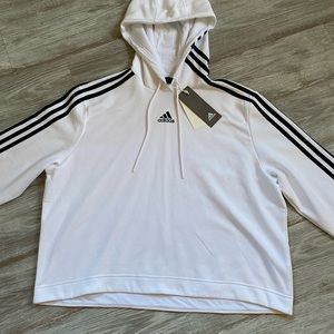 adidas new black and white hoodie